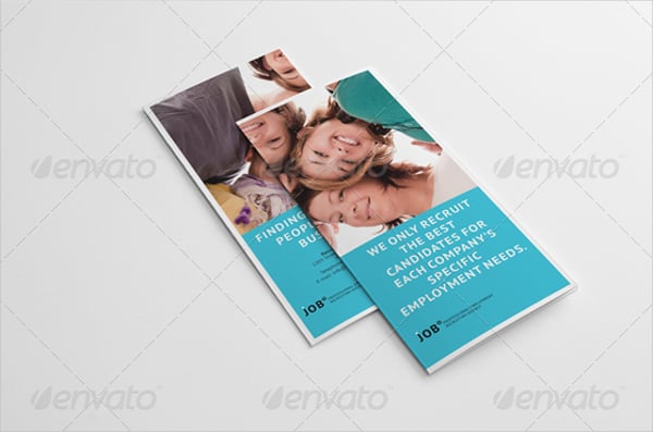 recruiting agency trifold brochure