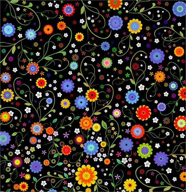 digital flower brushes
