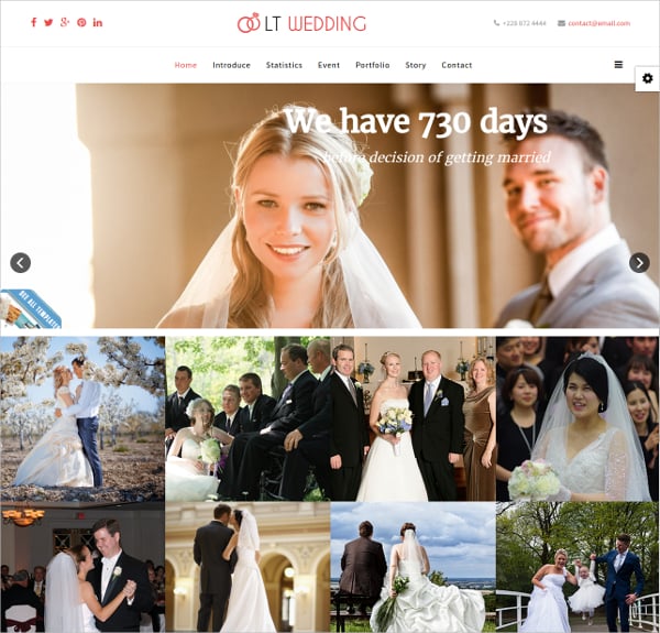 wedding free responsive wedding joomla website template