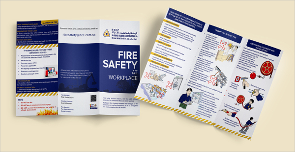10  Fire Safety Brochures Free PSD AI EPS Format Download