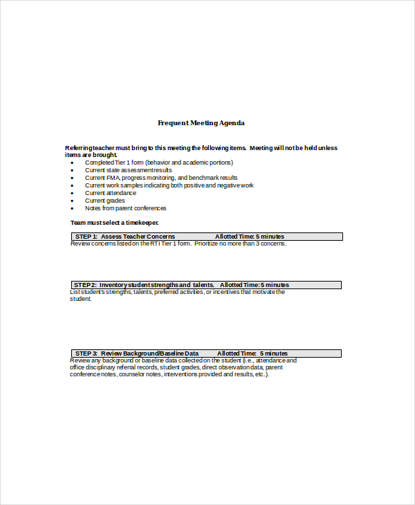 11  Client Meeting Agenda Templates Free Sample Example Format Download