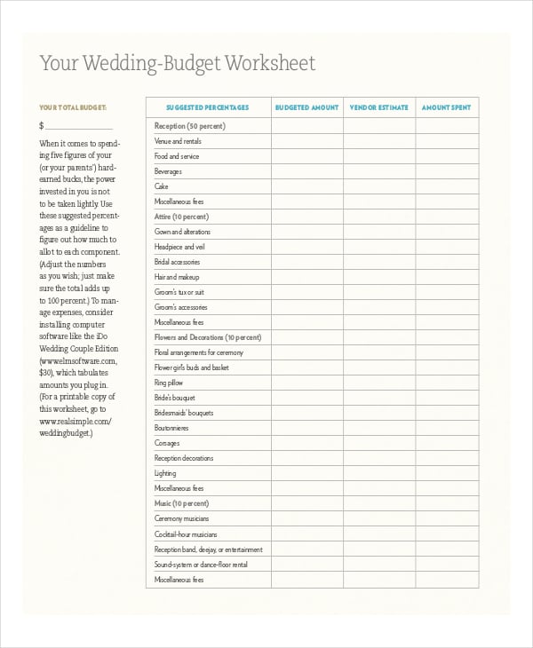 Worksheet Template – 15+ Free Word, PDF Documents Download