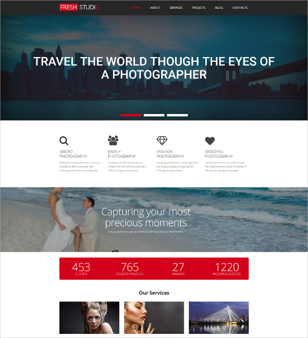 Photosec Photography Website Template Riset