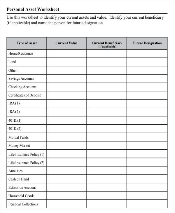 Worksheet Template 15 Free Word PDF Documents Download
