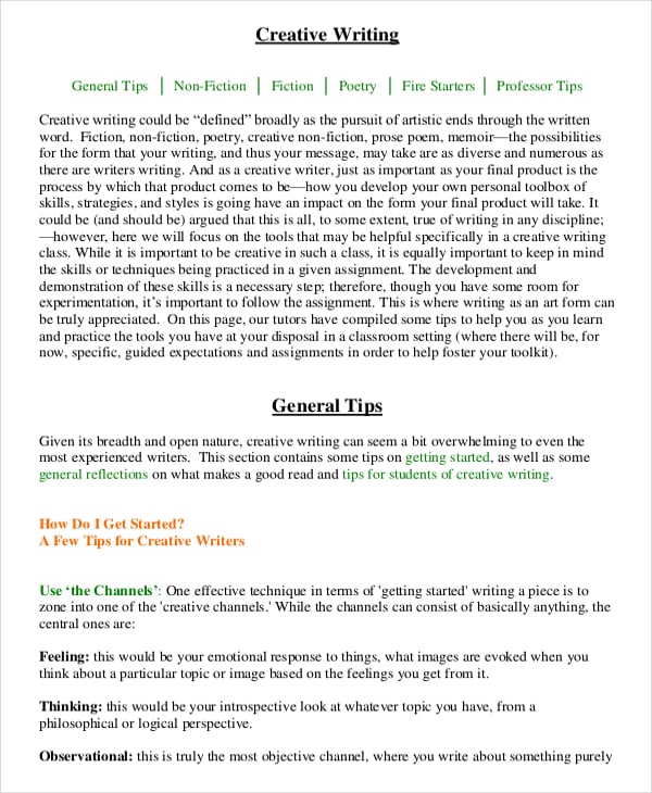 Writing Template 15+ Free Word, PDF Documents Download Free