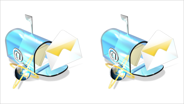 new style email icon for free in formats