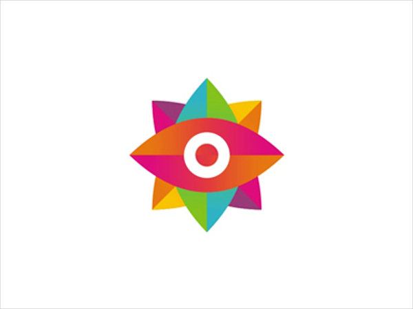 colorful god%e2%80%99s eye logo design