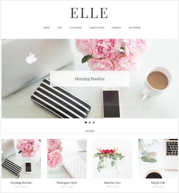 responsive stylish women wordpress website theme
