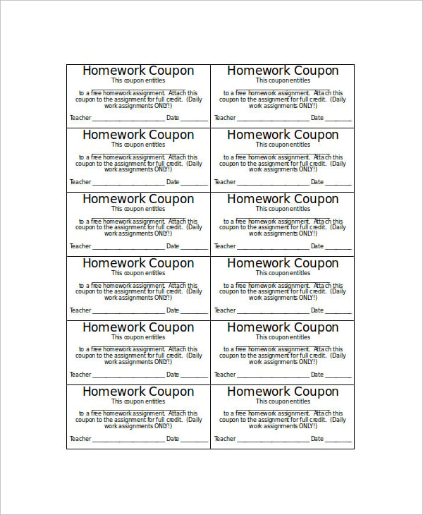 homework-word-coupon-template