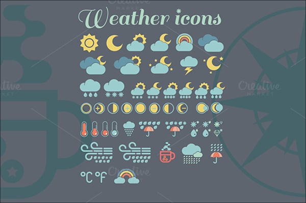 clipart weather icons