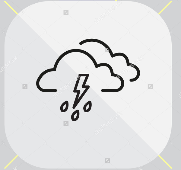 rainy weather icons