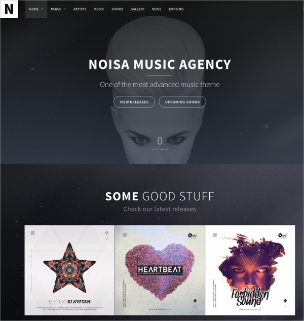 music events html5 theme