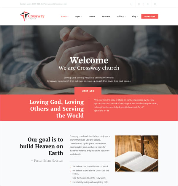 40+ Church Website Themes & Templates