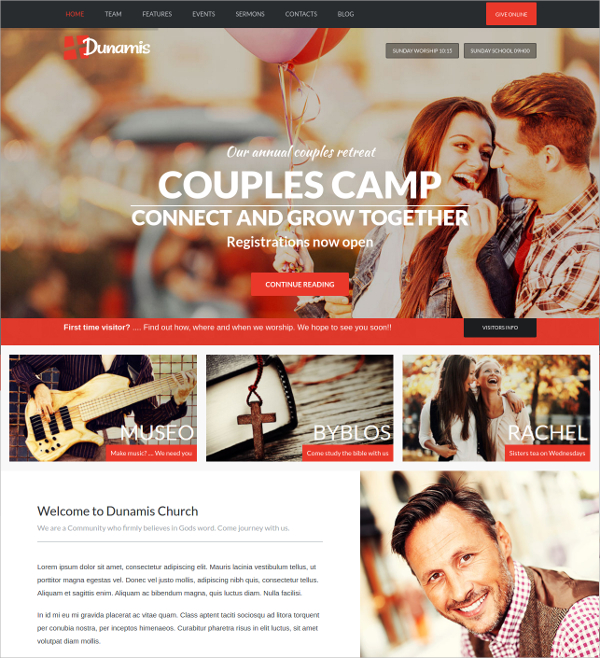 modern church donations website theme 59