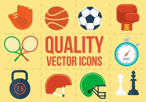free vector sport icons