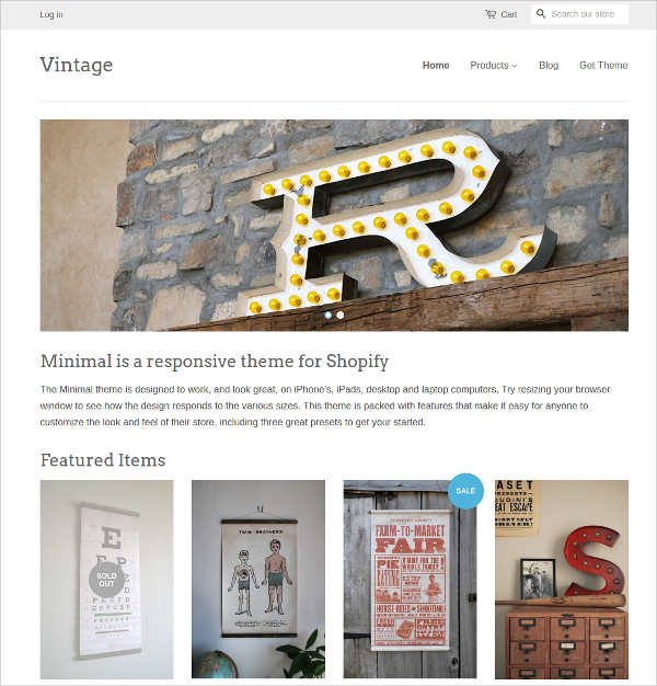 free minimal online photography website theme