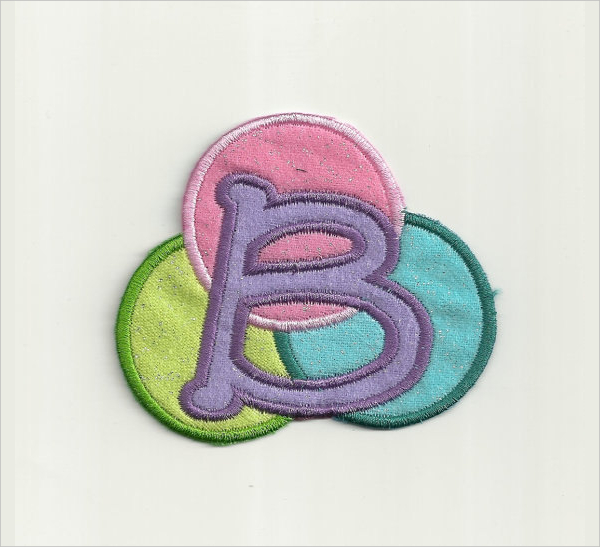 bubble letter patch