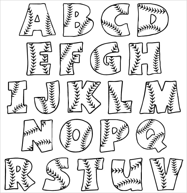 Printable Lively Letters