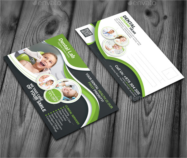 dentist postcard template