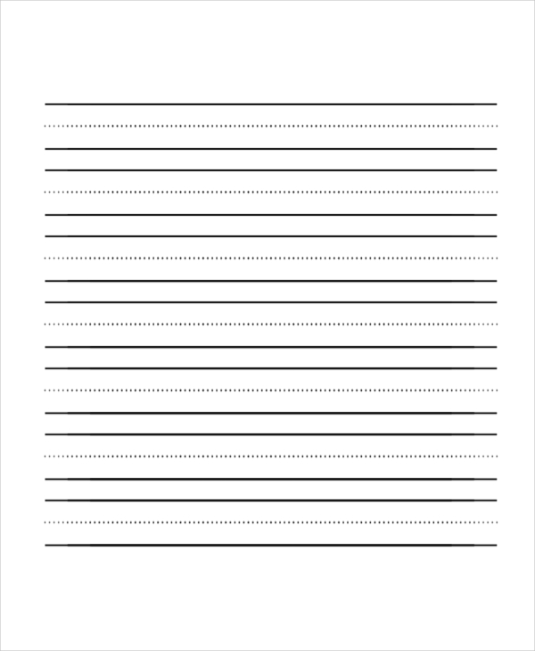 writing paper template