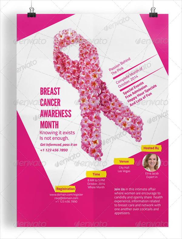 16 Breast Cancer Flyer Design Templates Psd Ai Vector Eps Free 