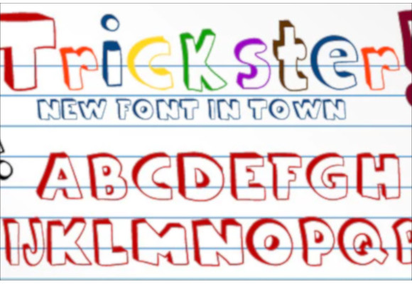 alphabet doodle font