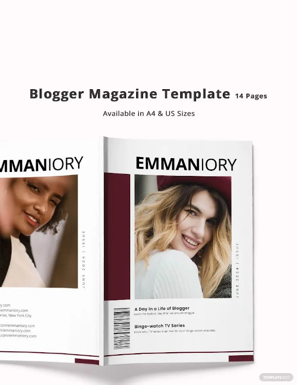 blogger magazine template