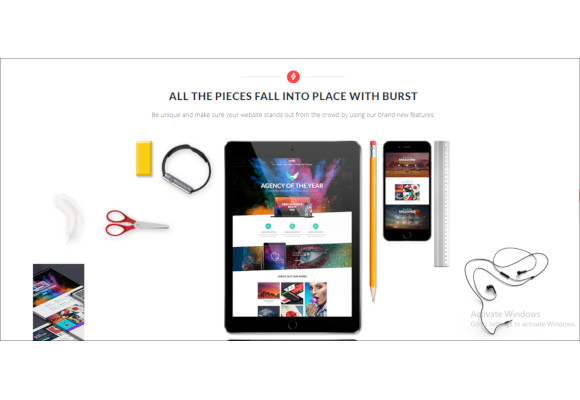 bold and vibrant design agency theme