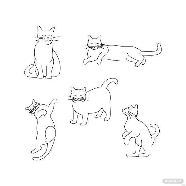 Running Animal Outline Images