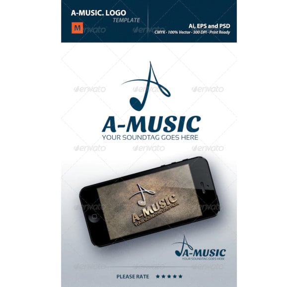 company music logo template