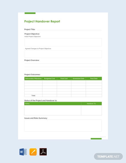 38+ Project Report Templates - Word, PDF, Google Docs