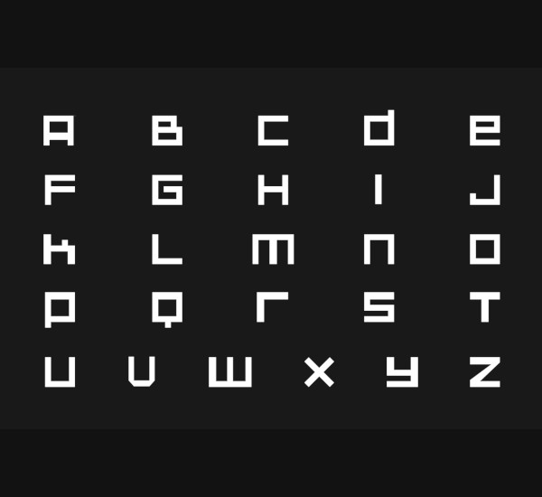 hunters pixel font