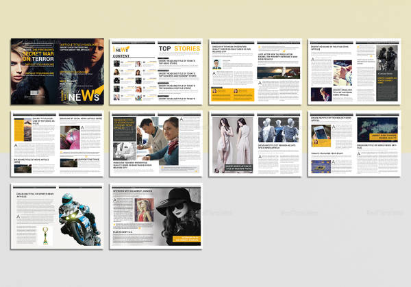 40 Creative Magazine Print Layout Templates For Free Word Pages Free Premium Templates