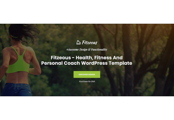 personal fitness trainer wordpress theme