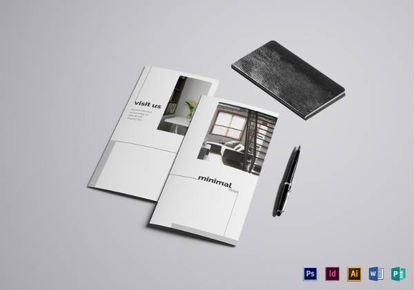 printable luxurious apartment brochure template