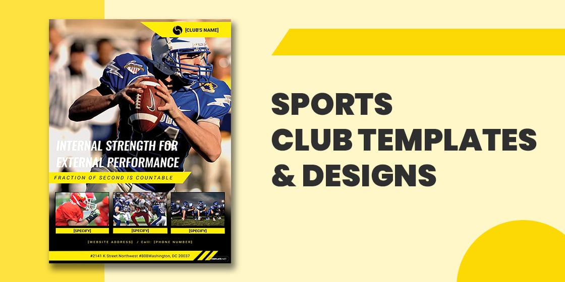 sports club templates designs