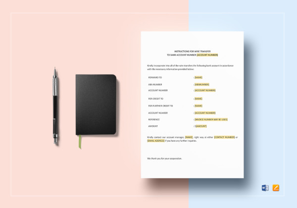 Wire Instructions Template.pdf 16+ Instruction Templates in PDF | Word | DOCX | Excel | Free & Premium ...
