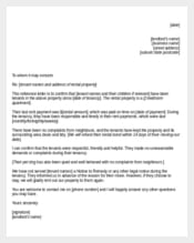Landlord reference Letter From Employer