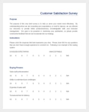 Customer Satisfaction Survey Report Template