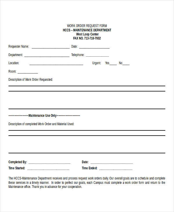 13 order template free sample example format free