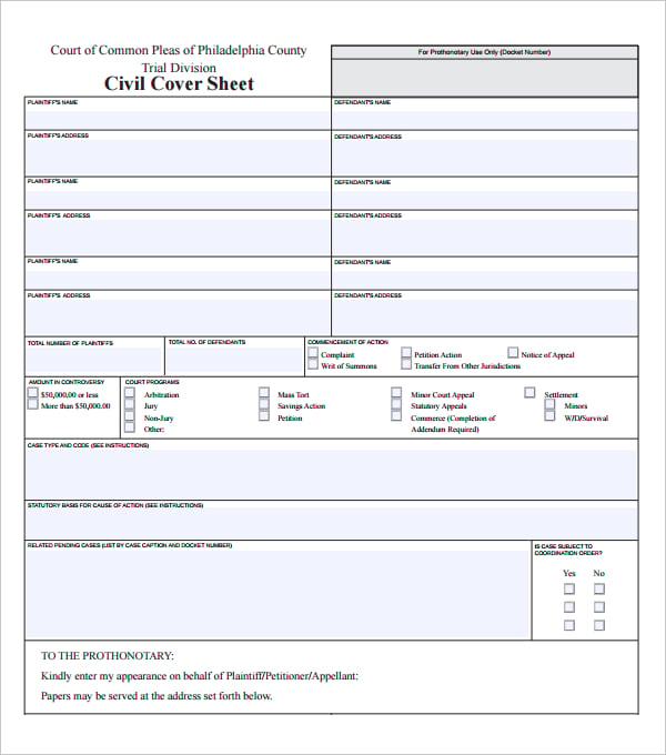 common-court-civil-cover-sheet