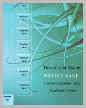Report Cover Sheet Template Sample