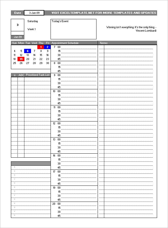 daily-work-planner-worksheet-log-template