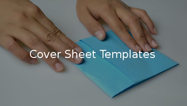 how to make cover sheet