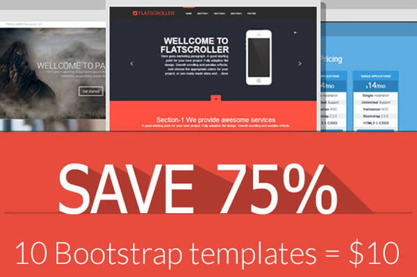 responsive bootstrap templates at mighty deals 75 off