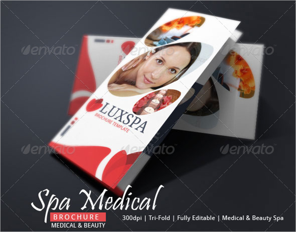 medical spa brochure template