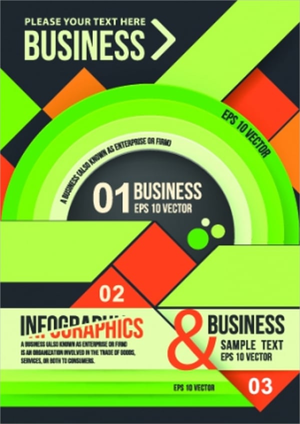 business infographic brochure