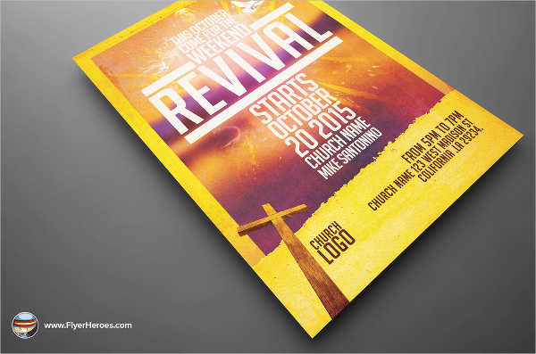 christian revival flyer