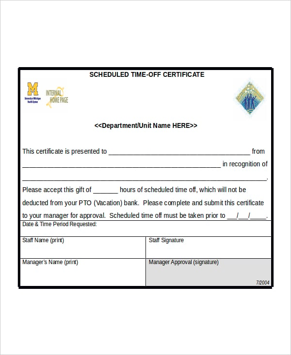 safety recognition certificate template
