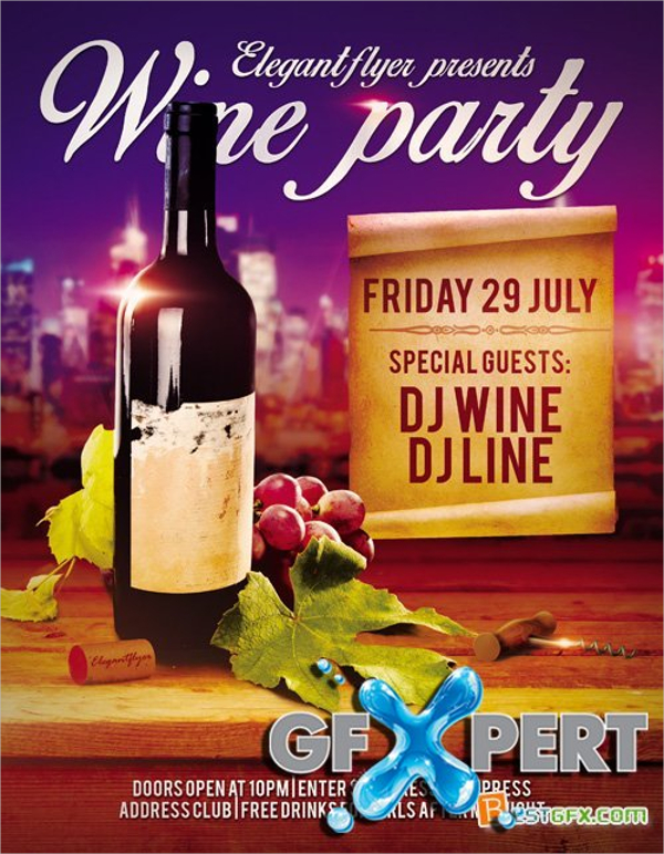 21+ Wine Flyers in Word, PSD, AI, EPS Format Download | Free & Premium